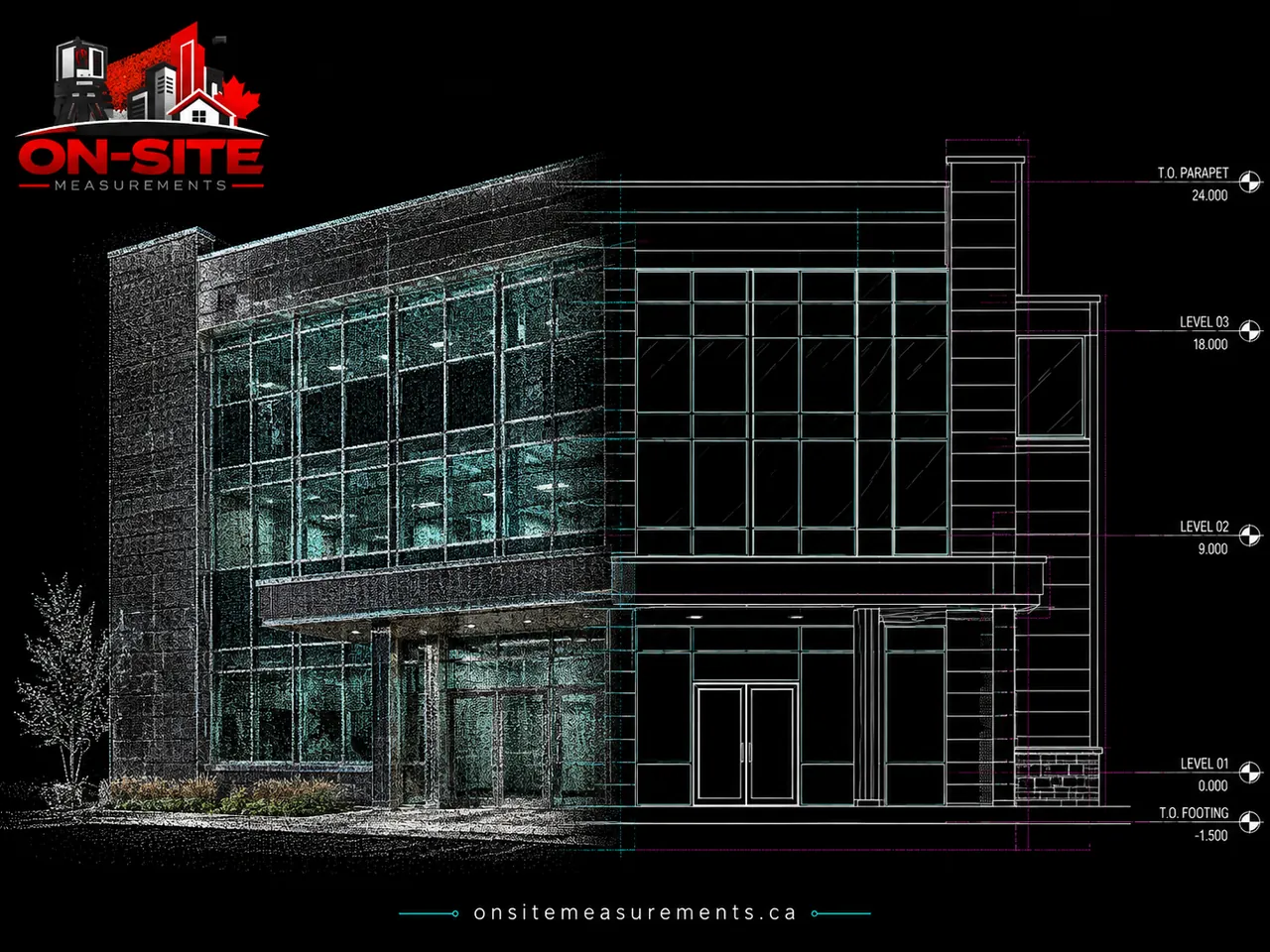 Office Building Scan-to-BIM for BOMA Compliance on Yonge Street