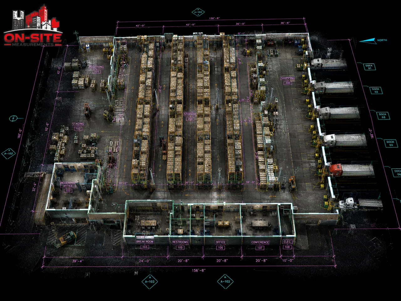 As-Built Drawings for GTA Industrial Warehouses and Distribution Facilities